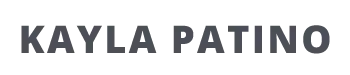 Kayla Patino - Website Logo