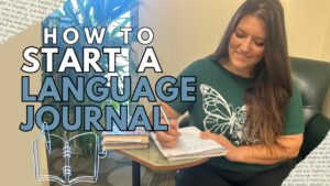 How to start a language journal 